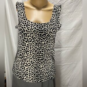 Chic Animal Print Tank Top